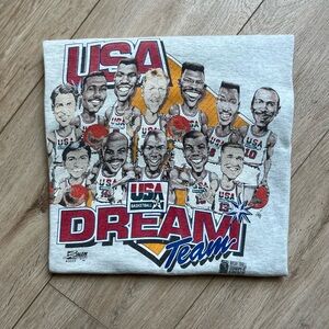 1992 Team USA Basketball T-Shirt, Dream Team Double Sided
